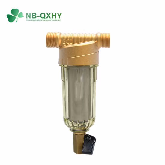 Pré-filtro de água do sistema de filtro de água de 1/2 polegada a 1 polegada para uso doméstico