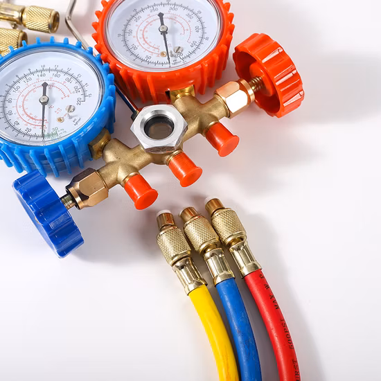 Conjunto de medidores múltiplos, peças de ar condicionado, acessórios de refrigeração