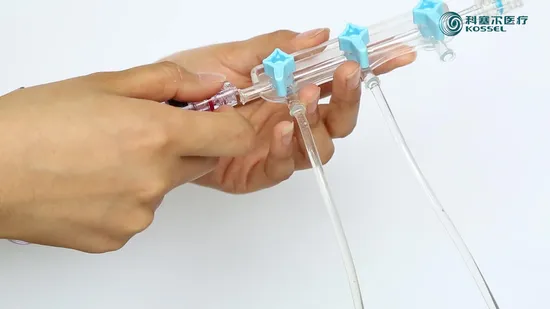 Distribuidor médico do porto intervencionista descartável de alta pressão dos acessórios 3